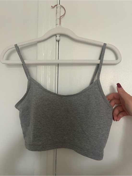 TNA Tops - TNA Heather Gray Cropped Tank